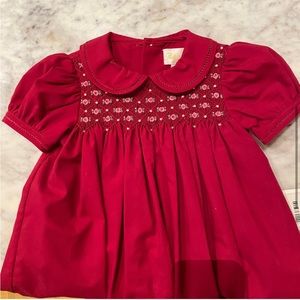 Petit Ami Red Dress infant